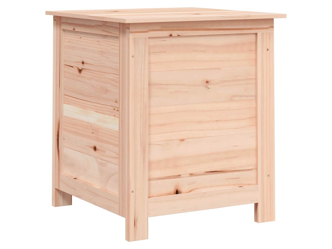 Maison Exclusive - Baúl Para Cojines Madera De Abeto Maciza 50x50x56 Cm