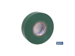 Cinta aislante 180 micras verde 19mmx20 metros   caja 10 unid.
