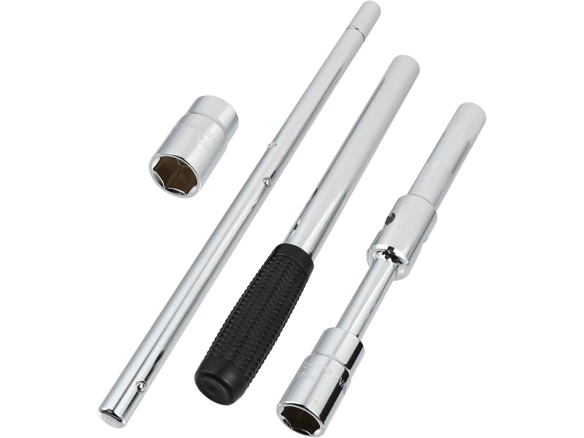 Llave De Pasador, Herramienta Resistente Para Quitar Tuercas De Rueda, Mango Antideslizante Y Construcción De Acero.