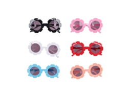 6pcs Óculos De Sol Infantil Girassol Uv Protection Cute Multicolor Para Esportes Ao Ar Livre