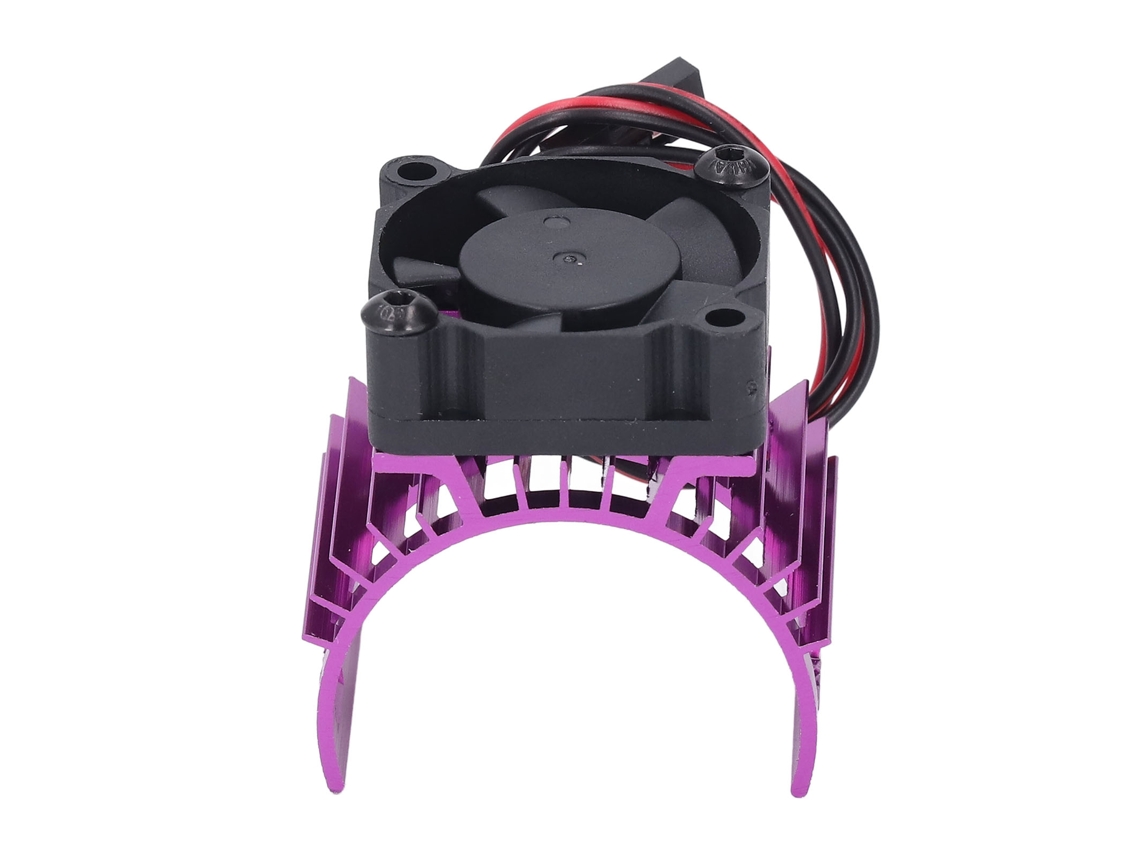 Ventilador de refrigeración para motor RC con disipador de calor de aluminio morado