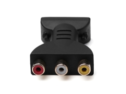Convertidor de componentes HDMI a RGB RCA 1080p con audio y vídeo sincronizados
