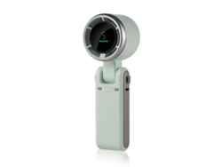Ventilador portátil plegable Yuysan de alta velocidad con turbina, mini ventilador de mano para exteriores, 2200 mAh, color verde