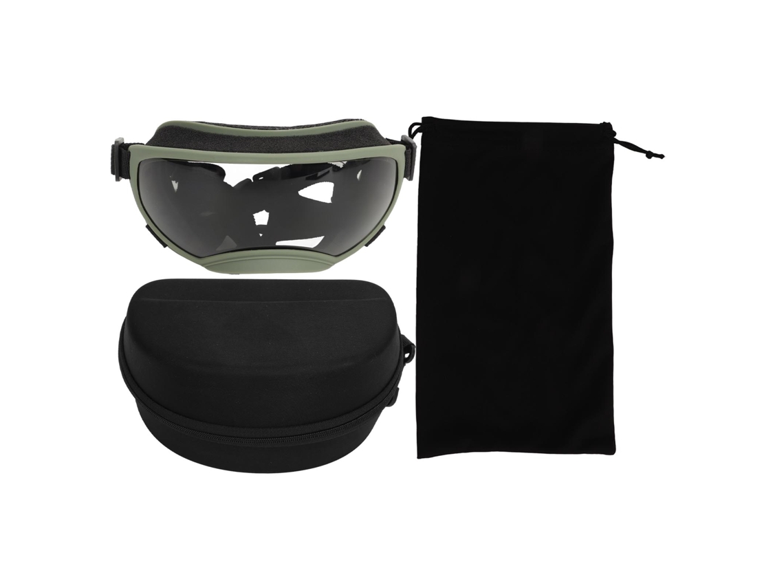 2026-gafas De Sol Para Perros Grandes Con Protección Uv Y Antiviento, Para Esquí, Viajes Y Salidas, Marco Verde Ejército Lentes Grises
