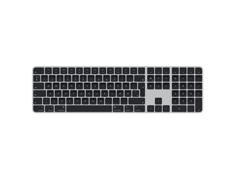 APPLE Magic Keyboard con Touch ID y teclado numérico para modelos de Mac con chip de - Danés - Teclas negras
