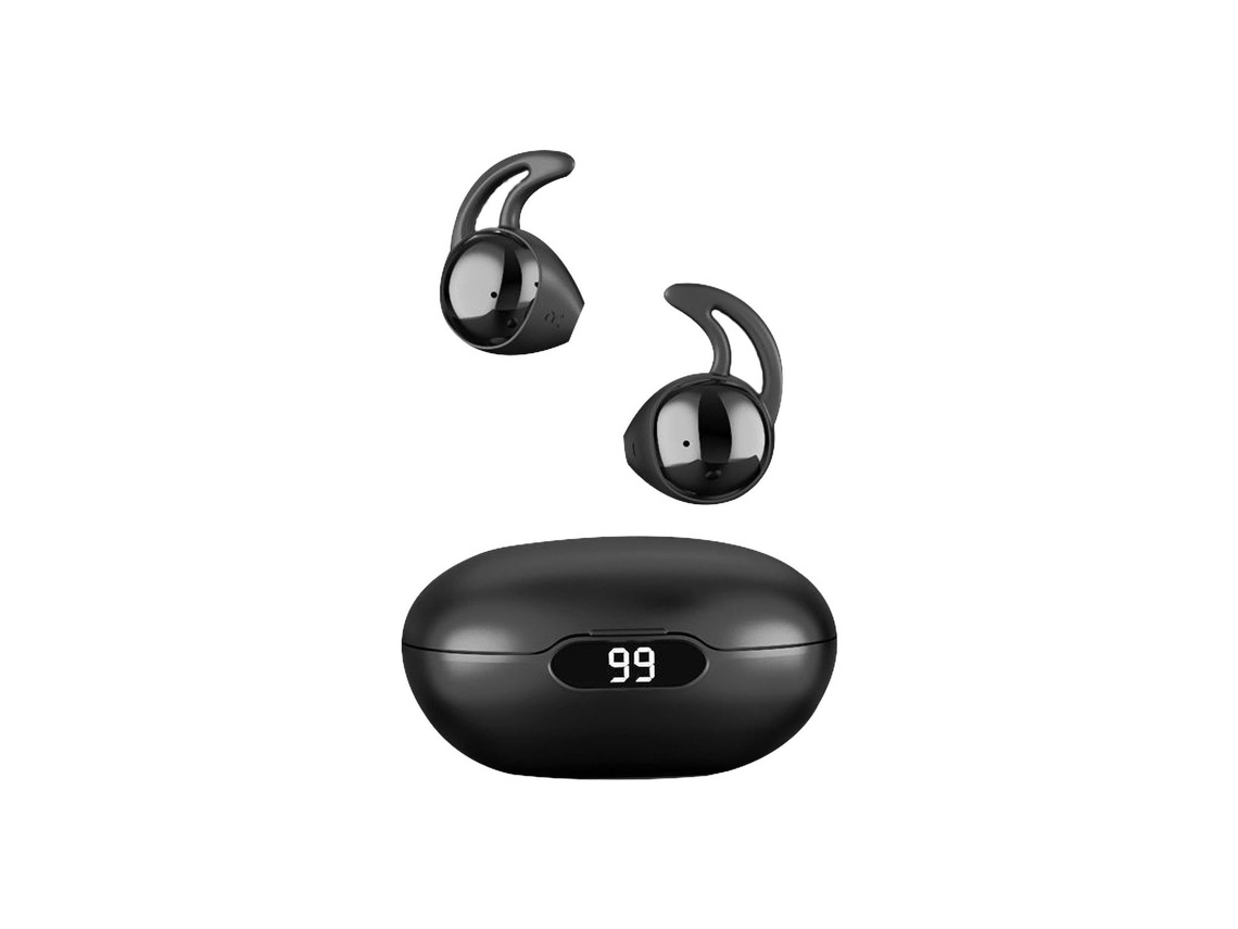 Auriculares acústicos duales con reducción de ruido lateral, Bluetooth, negros
