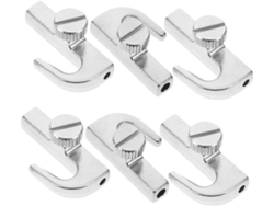 6piezas Colgadores Metal Cuadros Ganchos Inoxidable
