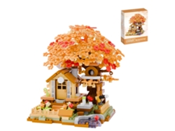 Kit Construcción Casa Del Cerezo Con 690 Piezas, Modelo Ornamental Coleccionable, Juego De Montaje Manual.