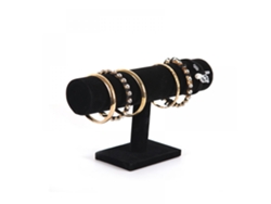HYMNORA Exquisito joyero de terciopelo, organizador de pulseras cómodo y duradero para una decoración moderna, que facilita la selección de joyas sin tener qu