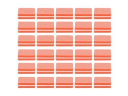 30 Limas De Uñas Profesionales Portátiles Para Manicura Y Pedicura - Naranja