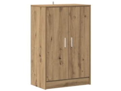 Maison Exclusive - Mueble Zapatero Madera Ingeniería Roble Artisan 60x35x92 Cm