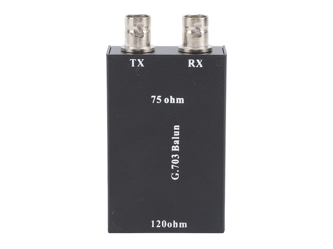Convertidor Bnc A Rj45 G703 De 75 Ohmios A 12 Ohmios Para Seguridad Perimetral