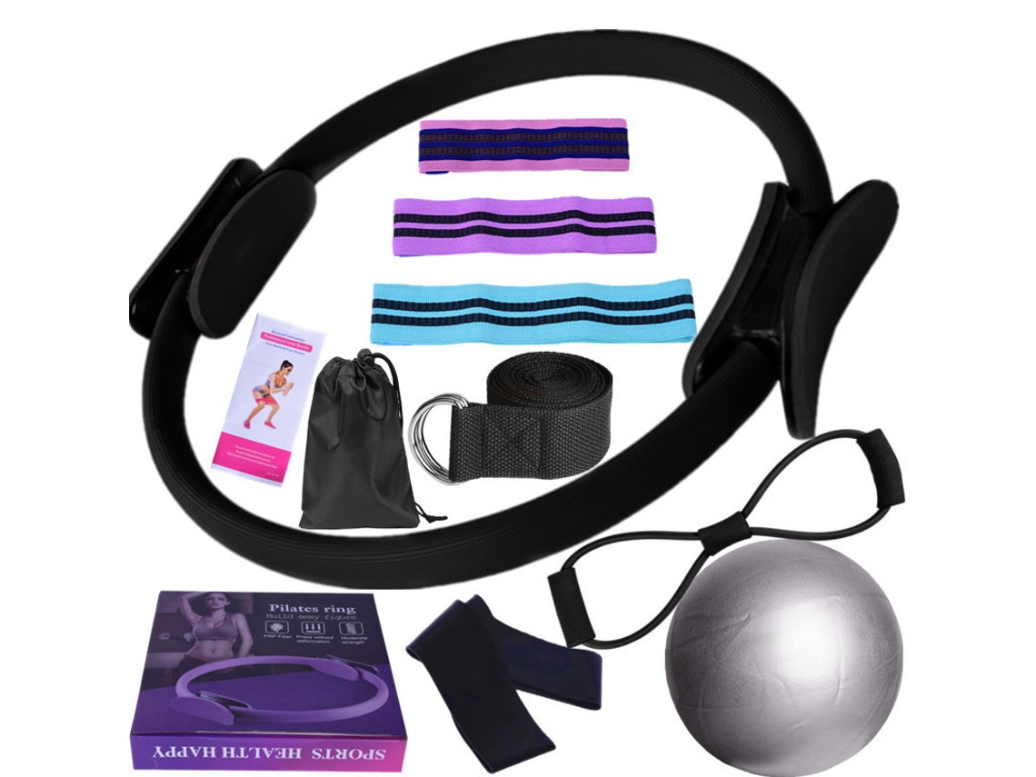 Set De Pilates De 11 Piezas Para Tonificar Y Adelgazar (Amarillo)  DIGITALLAB