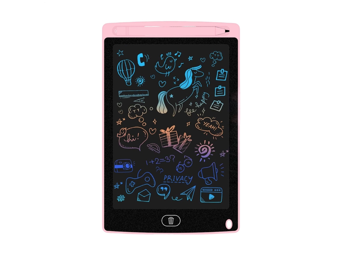 Tableta interactiva LCD Csyy para escribir y dibujar para niños (rosa)