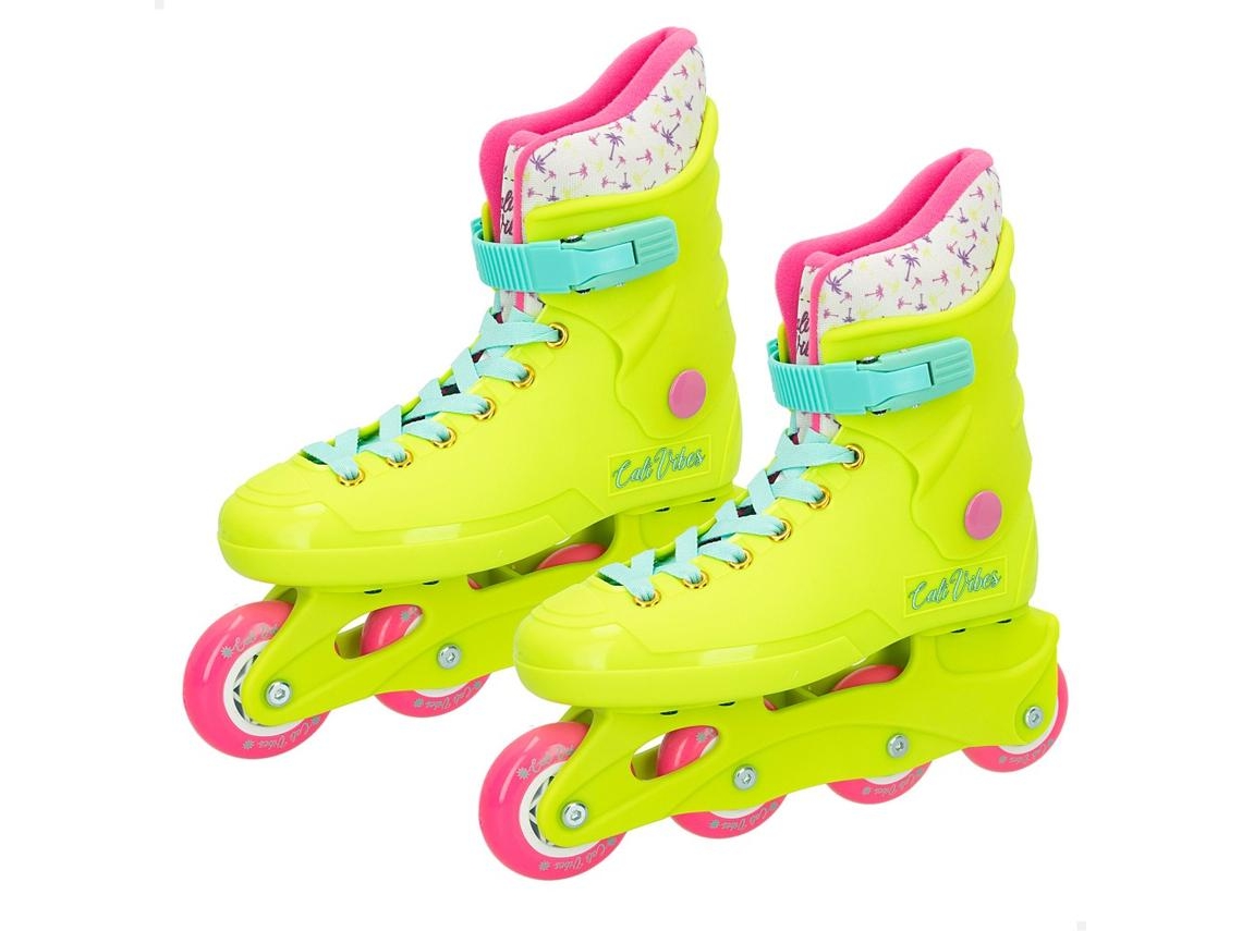 Patines en línea amarillo neón CB RIDERS