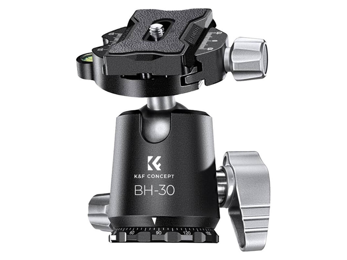 Trípode para cámara Kf Concept X254c4bh 30 con cabezal fotográfico