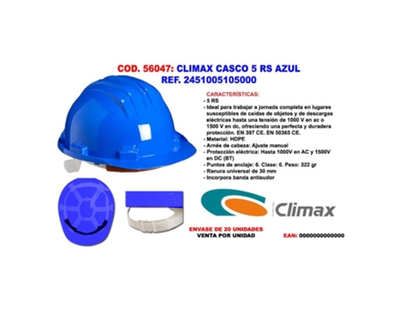 Climax casco 5 rs azul ref 2451005105000