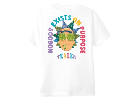 Camiseta TEALER Hombre (XS - Blanco)