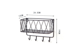 Estante de pared flotante, para organización Kofihety