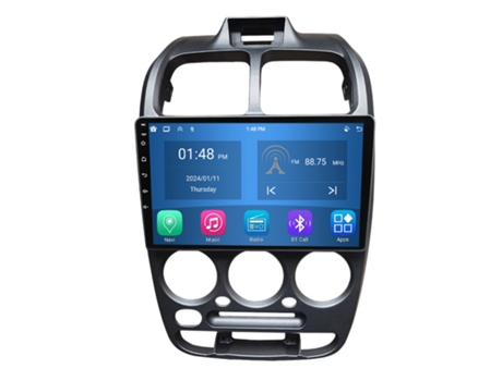 Autoradio 4GB RAM64GB ROM ROVERONE para Hyundai Verna 1999 - 2005 CarPlay Android Coche Radio Bluetooth Navegación