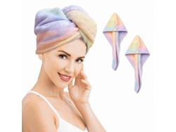 Toalla de microfibra de secado rápido Rosewell Rainbow (paquete de 2)