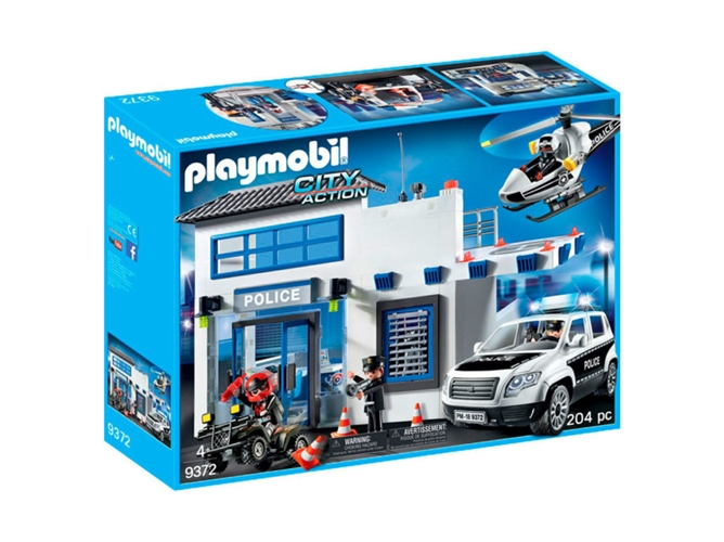 PLAYMOBIL City Action: Mega Juego de Policía - 9372 (Edad Mínima: 4)