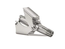 Recortadora De Vello Nasal Manual Lavable De Acero Inoxidable Para Hombre, Modelo 2025, 2 Unidades