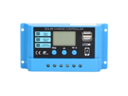 Controlador De Carga Solar De 30 A Con Doble Salida Usb Pwm Para Baterías De 12 V/24 V.