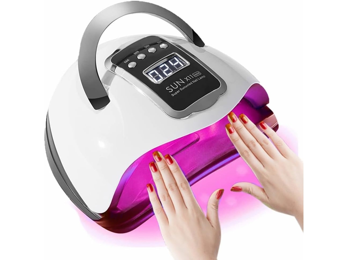 Lámpara Led portátil para uñas, lámpara UV de secado rápido para uñas, 280W con 66 cuentas de luz, detección automática Cuich