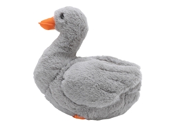 Brinquedo De Pelúcia De Pato Macio Fofo Versátil Simulado Animal De Pelúcia Cinza