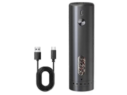 Molinillo de pimienta eléctrico, molinillo de sal y pimienta, ajuste de molienda, con luz LED, manejo con una sola mano. Rosewell