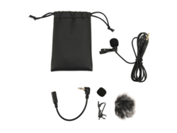 Micrófono de solapa profesional con cancelación de ruido, ideal para podcasts, grabaciones y vlogs. Nostalgia88