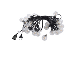 Guirnalda De Luces G40 Con 25 Led, 8 M De Longitud, Luz Blanca Cálida, Resistente Al Agua Ip54, Para Jardín Y Fiestas Al Aire Libre, Enchufe Europeo, 220 V.