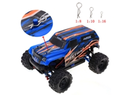 2026 100 clips universales en forma de R para accesorios HSP de coches de control remoto 02053 86090 85734