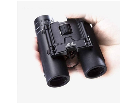 Mini binoculares 8X21 para niños Binoculares portátiles de alta definición con visión nocturna estables con poca luz adecuados para -Negro YIZHOOD