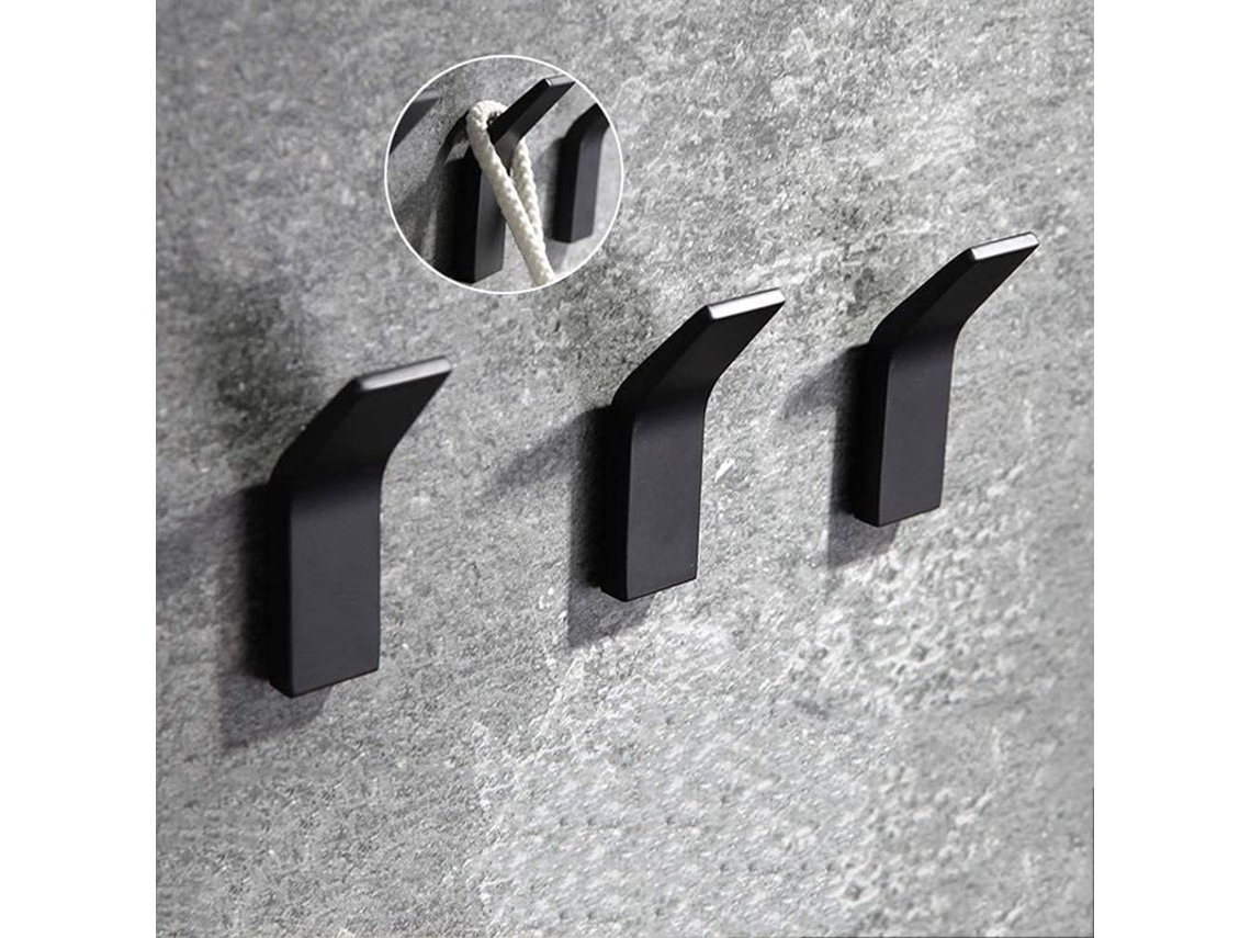 2026-ganchos Autoadhesivos De Aluminio Espacial Resistentes, Para Baño, Cocina, Ropa, Armarios, Sin Clavos, Carga Hasta 45 Lb