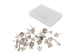 30 Clavos De Doble Cabeza De Aleación De Zinc Para Colgar Cuadros Y Decoraciones.