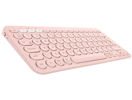 Teclado K380 Teclado inalámbrico Bluetooth multidispositivo con fácil cambio para hasta 3 dispositivos Batería delgada de 2 años - Pc Laptop BISBIS...