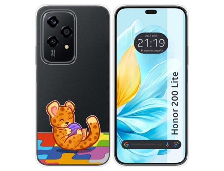 Funda Lite Diseño Leopardo para Honor, Huawei 200 Lite 5G TUMUNDOSMARTPHONE Multicolor