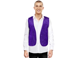 Chaleco de Lentejuelas morado para adultos