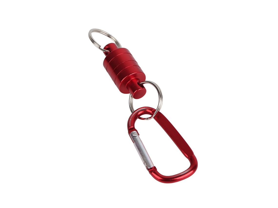 Soporte Magnético Para Red De Pesca Con Anzuelo Para Pesca Con Mosca, Color Rojo.