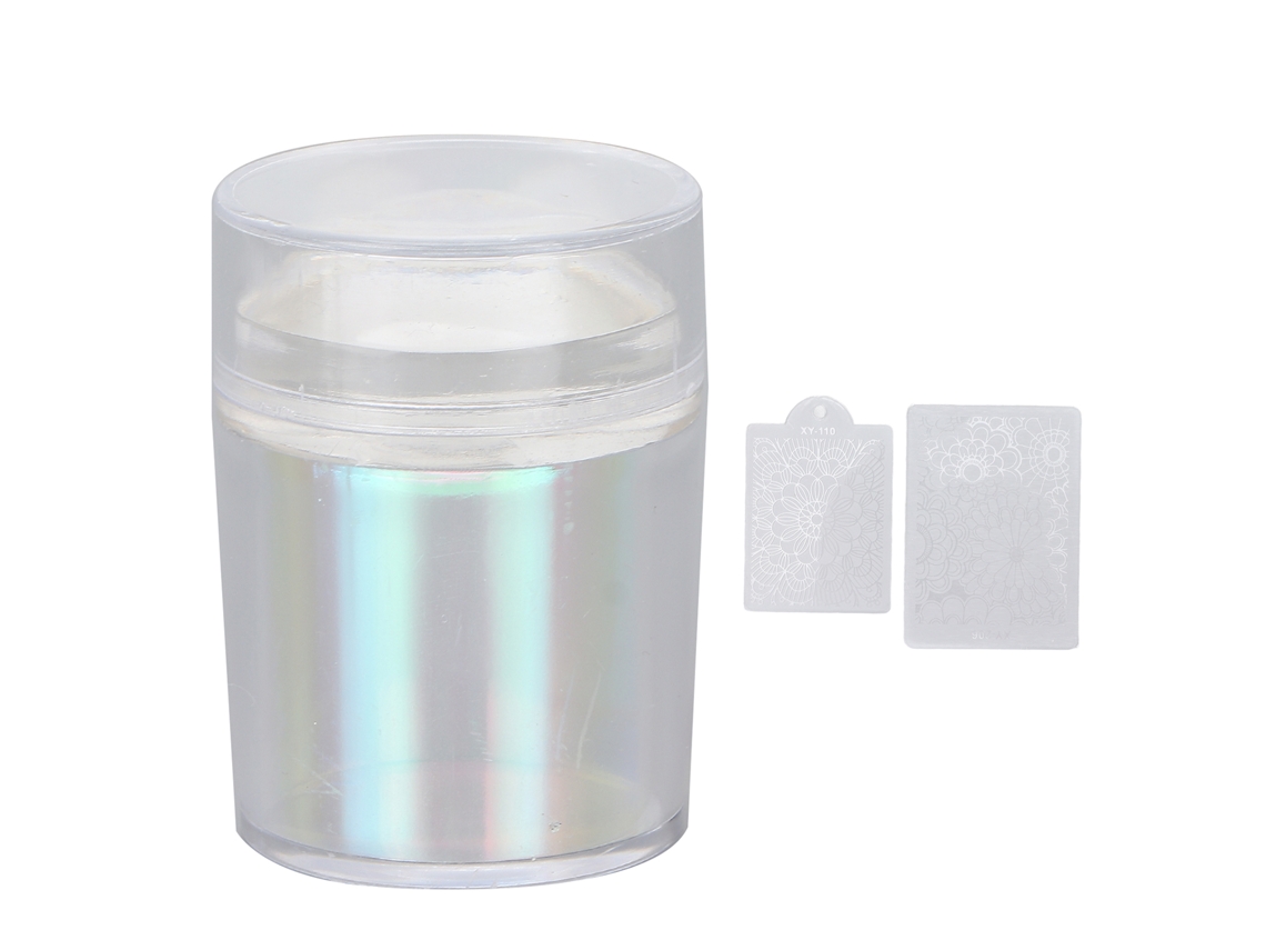 Impresora de uñas de silicona profesional con placas para herramientas de salón de manicura en casa.