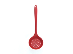 Cuchara Coladora De Silicona Con Mango Largo, Ligera Para Escurrir Verduras Y Aceite, Aprobada Por La Fda.