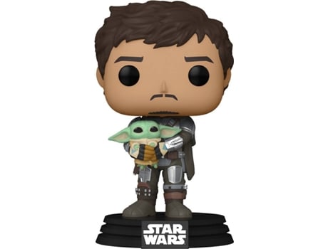 Figura FUNKO Pop! Star Wars - Mandalorian: Mando Holding