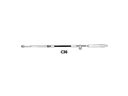 Cabo de Controle C36 Prateado 10´ULTRAFLEX