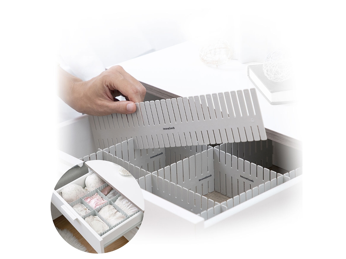 Organizador de Cajones Ajustable Condor InnovaGoods 16 Unidades