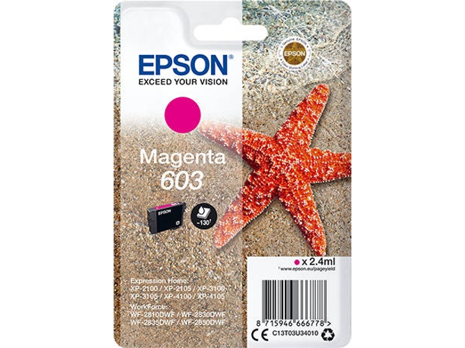 TINTEIRO EPSON 603 MAGENTA