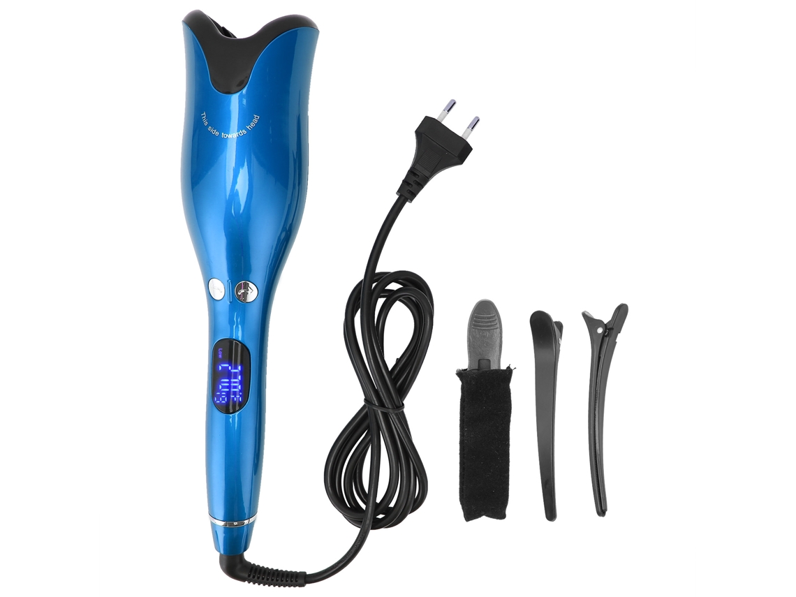 Plancha De Rizado Automática Con Display Led De Temperatura Y Temporizador Pico De Rizado 110‑240v Plug Eu