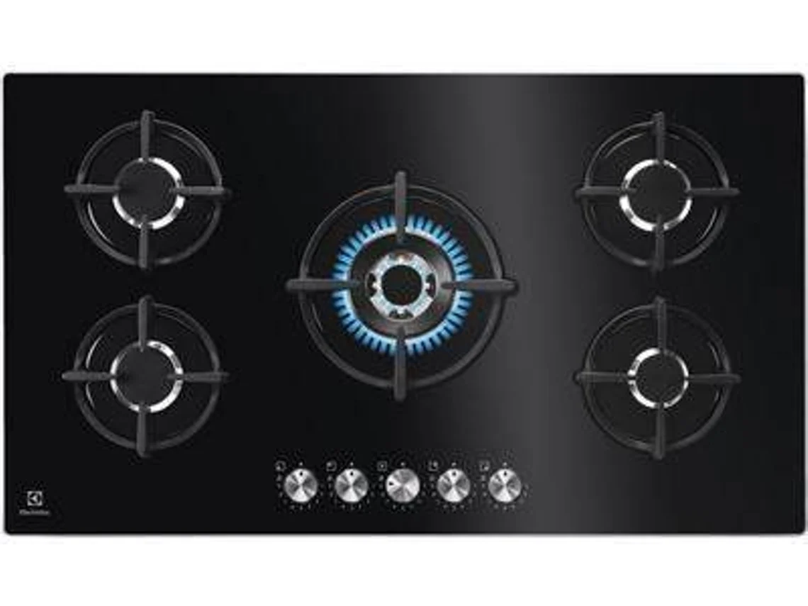 Placa Gas ELECTROLUX KGG95372K  (Gas Natural - 90 cm - Inox)