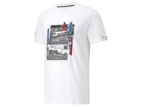 Camiseta de Hombre PUMA Bmw Motorsport Car Blanco (2XL)